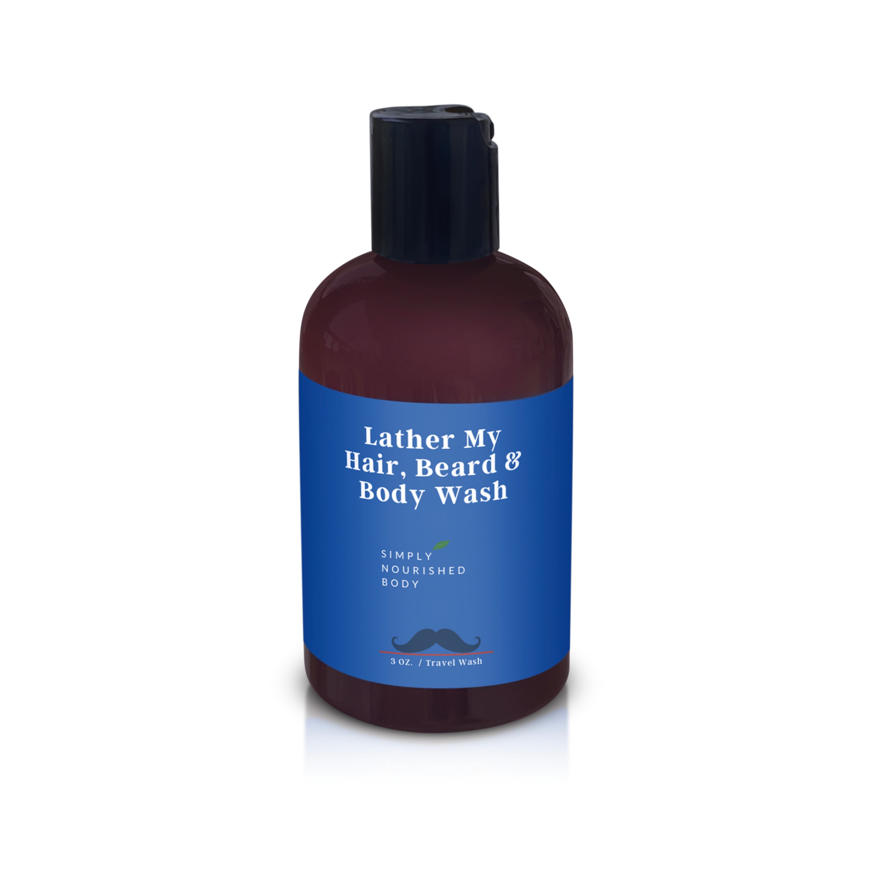 Lather My Hair, Beard & Body Wash Travel Size